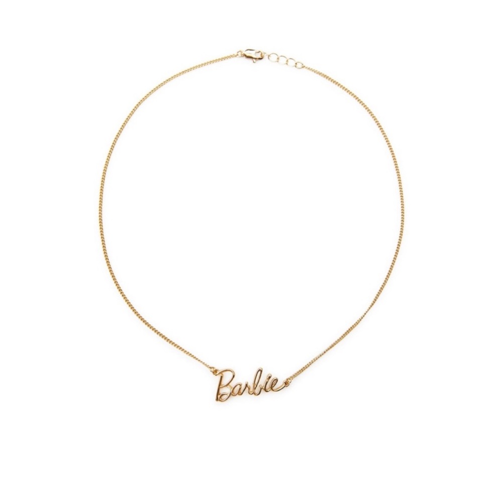 Zara- BARBIE™ MATTEL GOLD PLATED CHAIN NECKLACE